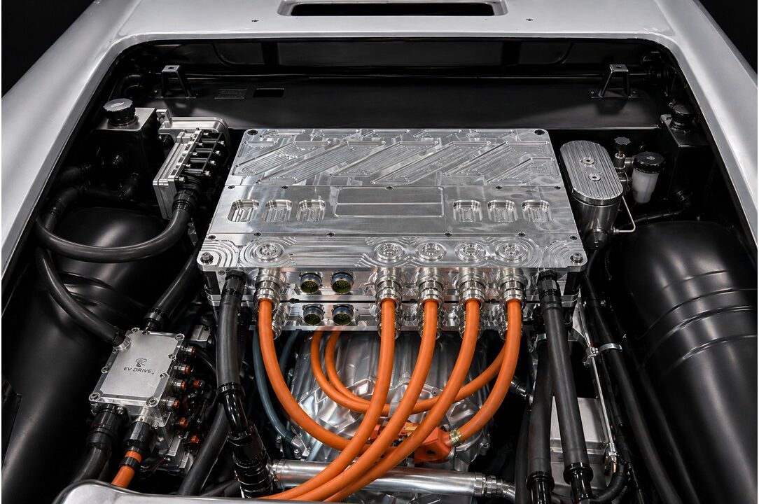 EVDrive Volvo P800 electric conversion, motor and inverter